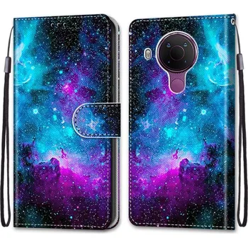 Náhradní kryt pro mobilní telefon VSECHNONAMOBIL 34540 ART Peňaženkový kryt Nokia 5.4 GALAXY