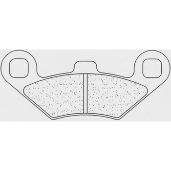 Brzdová destička Brzdové destičky CL BRAKES ATV ze slinutého kovu - 2927ATV1 POLARIS Diesel 455 4x4 1999-2000
