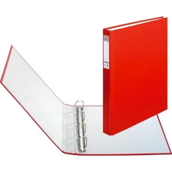 Pořadač PP A4/2,5cm čtyřkroužkový Herlitz maX.file protect - červený