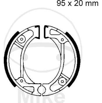 Brzda pro motocykl STANDARDNÍ BRZDOVÉ ČELISTI HONDA CRF 70 F 2005-2012