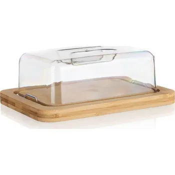 Dóza na potraviny Banquet Dóza na máslo BRILLNTE Bamboo, 20 x 15 x 7,5 cm, přírodní