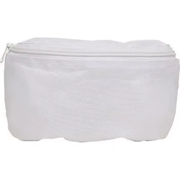 Kabelka Ledvinka Build Your Brand na zip s malými vnitřními kapsami Barva: Bílá, Velikost: 23 x 7,5 x 13,5 cm BY059