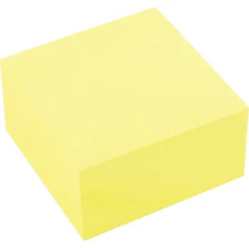 Blok d.rect - bloček samolepicí 76 x 76 mm, žlutý 400 lístků