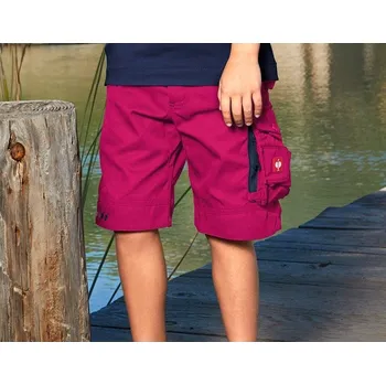 Dívčí kraťasy Šortky kraťasy dětská e.s.motion 2020 velikost 98/104 lesní plody/tmavomodrá Strauss