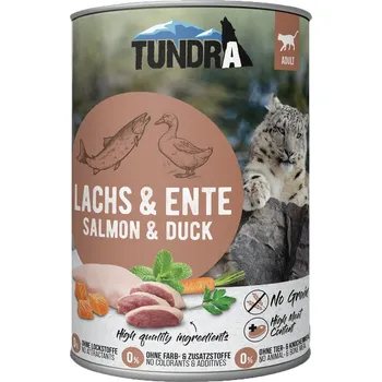 Krmivo pro kočku Tundra Cat losos a kachna 6 × 400 g