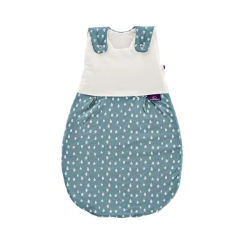 Spací pytel pro miminko Träumeland Vnější spací pytel Liebmich Tropfen ozeanblau 56/62