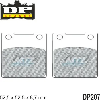 Brzdová destička BRZDOVÉ DESTIČKY SUZ F/R DP207