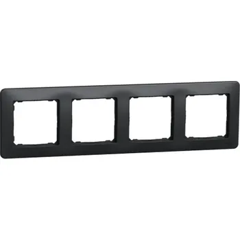 vypínač Schneider Electric Sedna Design čtyřrámeček antracit SDD314804