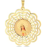 Lillian Vassago Zlatý přívěsek madonka LLV37-GP066