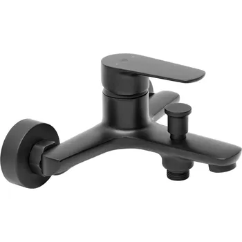 Vodovodní baterie SAT Vanová baterie SAT Mood bez sprchového setu 150 mm černá SATBSMOOD222C SATBSMOOD222C