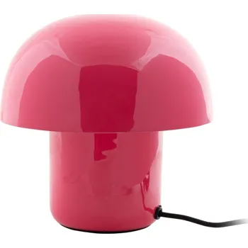 Lampička Present time Růžová kovová stolní lampa Champignon mini