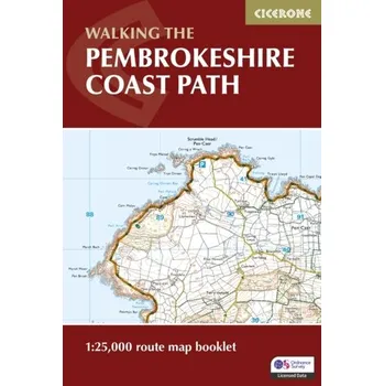 Cestování Pembrokeshire Coast Path Map Booklet [EN] (2024, Brožovaná, Cicerone Press)