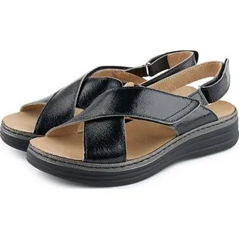 Dámské sandále Vlnka Dámské kožené sandály Darina černá velikost obuv dospělí 38