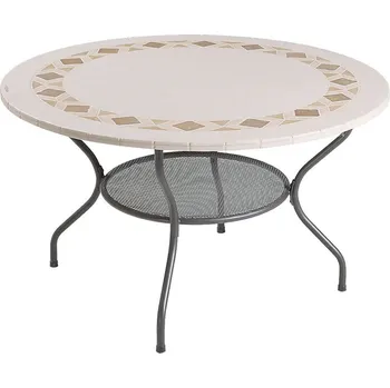 Zahradní sestava Zahradní kamenný stůl CALLA 125 cm