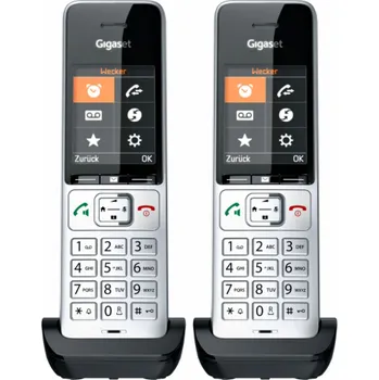 Stolní telefon Gigaset COMFORT 500HX duo silver-black
