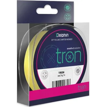 Delphin TRON fluo žlutá|0,05mm 2,3kg 130m