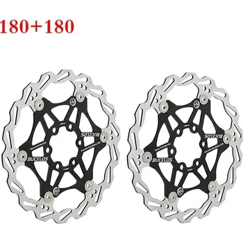 Brzda na kolo Plovoucí kotoučové brzdy pro horská a silniční kola - 2PC 180-180mm Černá