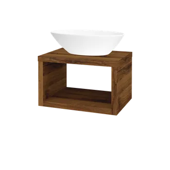 Koupelnový nábytek Dřevojas Umyvadlová skříňka STORM SZO 60 (umyvadlo Triumph) - D27 Cognac