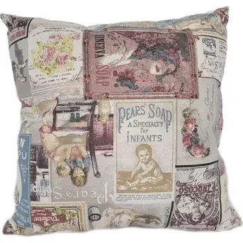 Dekorativní polštářek Dekorační polštář Retro nálepky 45 x 45 cm | RTex