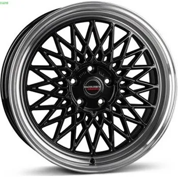 Alu kolo alu-kola Borbet B 8.5x20, 5x112 ET45, černý- leštěný límec