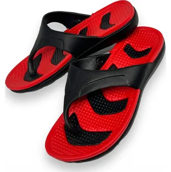 Chlapecká žabka Sport Chlapecké červené žabky Barva: Červená, Velikost: 35