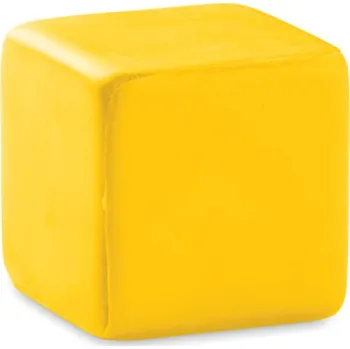 Masážní přístroj Antistres. Kostka. Squarax, žlutá