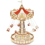 RoboTime 3D skládačka hrací skříňky Řetízkový kolotoč barevný