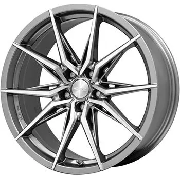 Disk alu-kola BROCK B42 8.5x20, 5x112 ET48, grafitová/leštěná