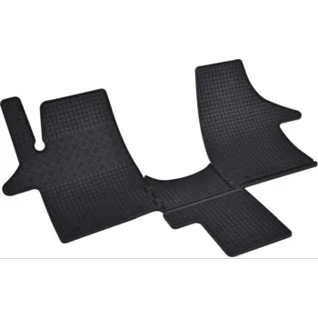 autokoberec Gumové autokoberce Volkswagen T6 Multivan 2místný + tunel (4díl) 2015-2019, Rigum