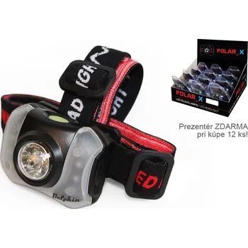 Čelová lampa Delphin POLAR_X|5+4 LED