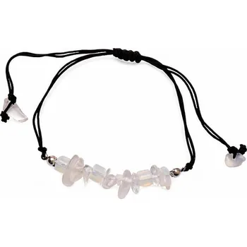 Náramek Opalit náramek šňůrkový stahovací obvod cca 16 až 25 cm