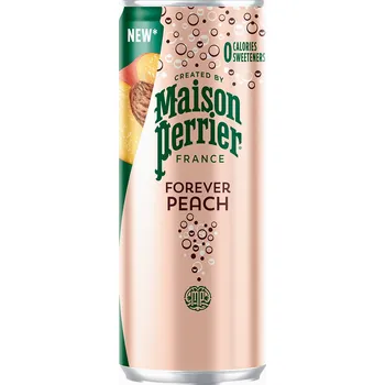 Limonáda Maison Perrier® Forever 0,25l plech - Broskev