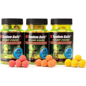 Boilies Carp Food Perfection Mini Pop-Up boilies 12mm/30g Bananový krém