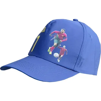 Kšiltovka Numberoplus Dětská kšiltovka s potiskem basic - Ronaldo CR07 Barva: Modrá