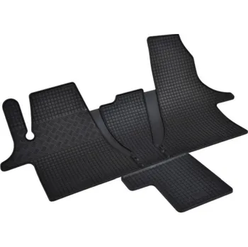 autokoberec Gumové autokoberce Volkswagen T6.1 Multivan 2místný + tunel (4díl) 2019-, Rigum