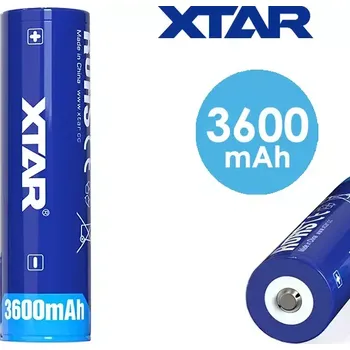 Článková baterie Baterie Li-ion 18650 Xtar 3.6V 3600mAh Protected
