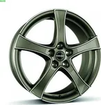alu-kola Borbet F2 6.5x17, 5x112 ET49, grafit leštěný