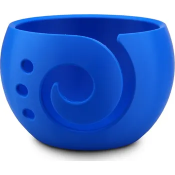 Organizér galanterie Pro Háčkování Miska na klubíčko SPIRÁLA, XL modrá