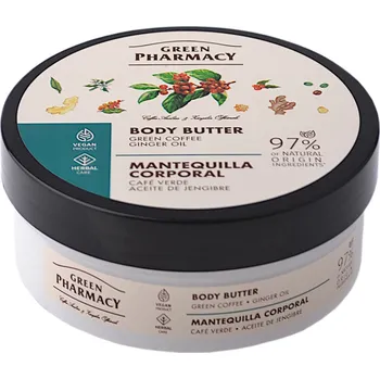 Tělové mléko Tělové máslo se zelenou kávou a zázvorovým olejem Green Pharmacy Body Butter - 200 ml