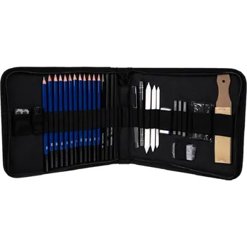 Výtvarná sada Sada na profesionální skicování 32ks v zipovém pouzdře