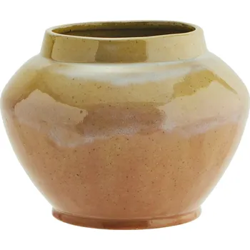 Obal na květináč MADAM STOLTZ Kameninový obal na květináč Yellow/Pink/Orange 12,5 cm