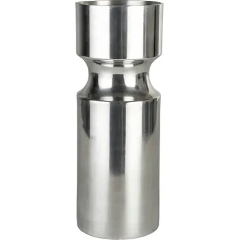 Váza Stříbrná hliníková váza ZUIVER GLORY 13 cm