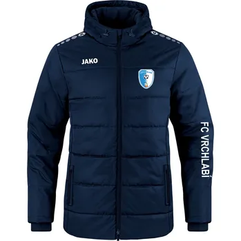 JAKO Zimní bunda TEAM s kapucí FC Vrchlabí vel. 4XL, tmavě modrá