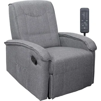 Křeslo Polohovací masážní křeslo BOB K39 šedé