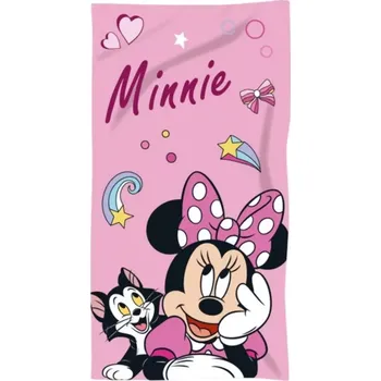 Osuška Minnie 70x140 cm Minnie s kočkou