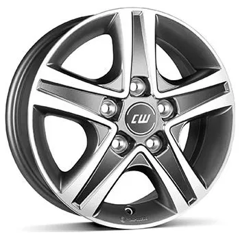 Alu kolo alu-kola BORBET CWD 7x17, 5x114.3 ET45, Antracit leštený