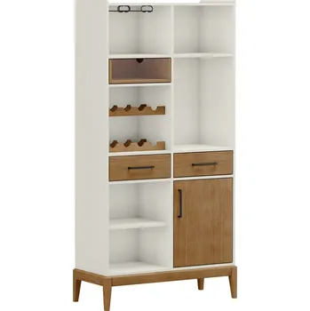 police Regál ISIRD, dub/bílá + vyzvednutí ZDARMA