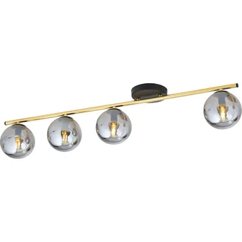 Emibig Monza stropní světlo 4x W černá-zlatá 1250/4
