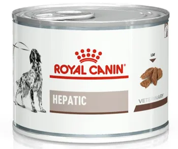 Krmivo pro psa Royal Canin Veterinary Health Nutrition Dog Adult Hepatic Loaf konzerva