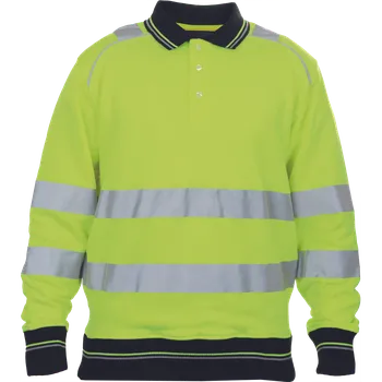 Pánská mikina KNOXFIELD HV polo mikina žluté S